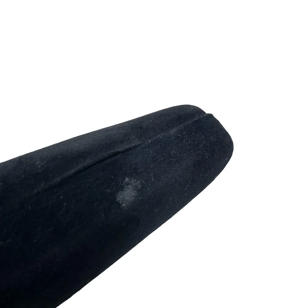 Gucci Black Velvet Sunglasses Case Light Blue Satin Lining Gold Logo Italy